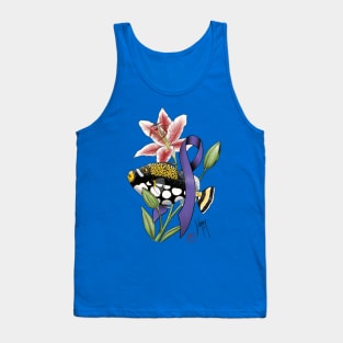 Cancer Awareness Triggerfish Tank Top